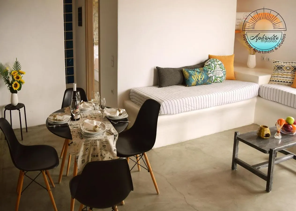 Mykonos Aphrodite Superior Apartment & Studios With Amazing Sea View location